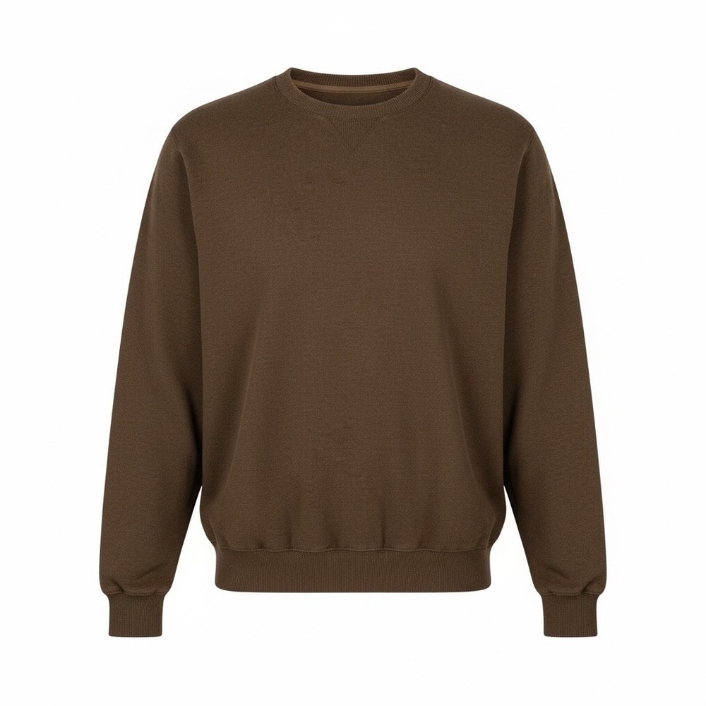 Carnoustie Mens Brown Crewneck Sweater‎ Sweatshirt Pullover Large Comfort Casual
